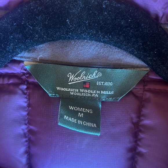 Woolrich Goose Down Blackberry Women’s Jacket - Picture 2 of 14